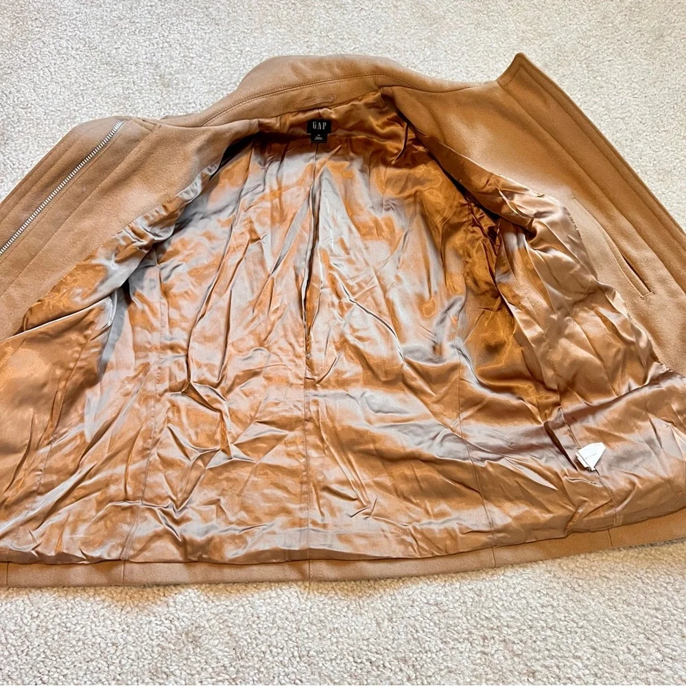 GAP Wool Blend Toggle/Zip Pea Coat—SZ. Medium - Picture 16 of 17